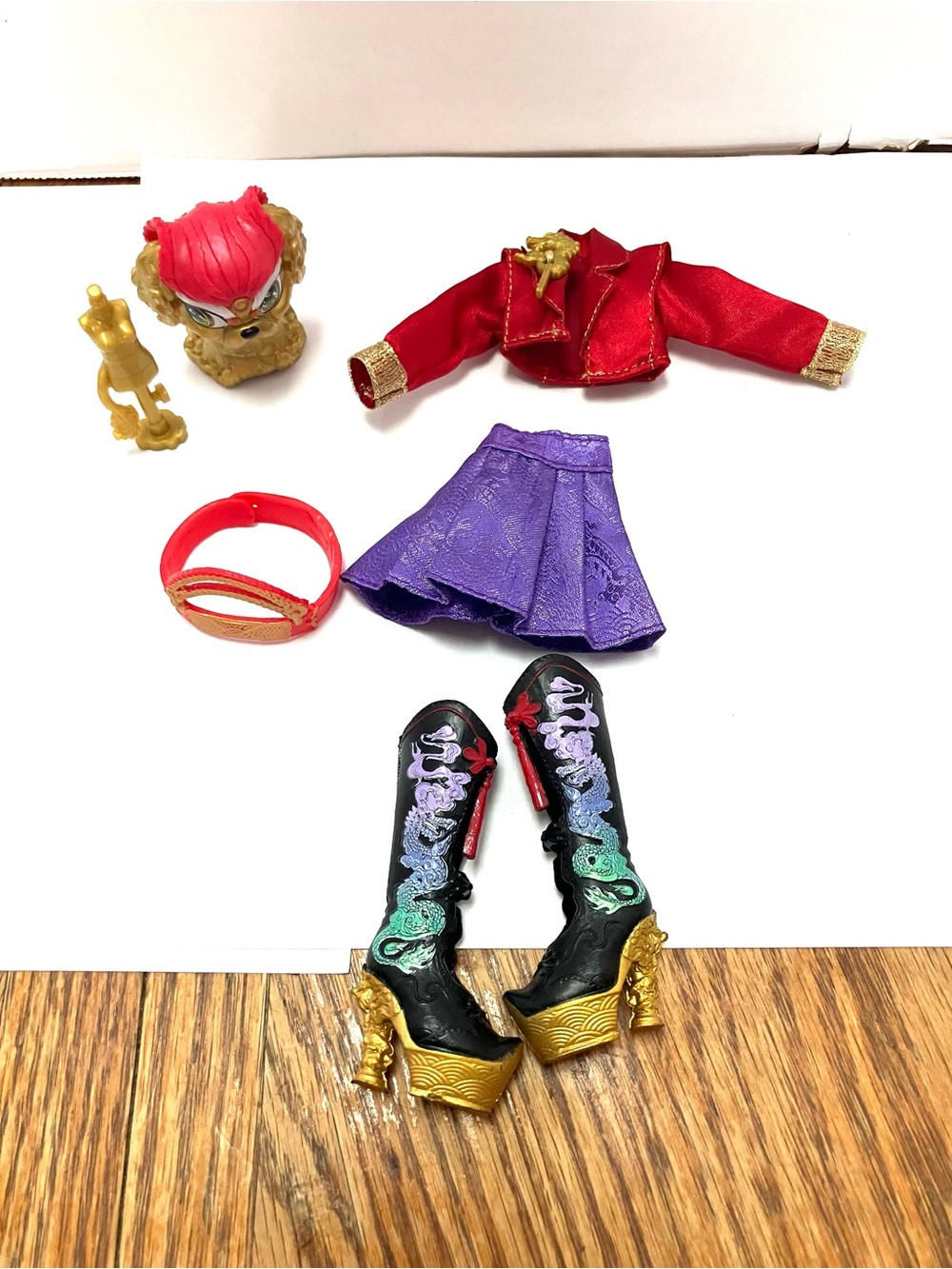 Monster High Jinafire Long G3 Clothing And Pet Cloudy Some Accessories No Top
